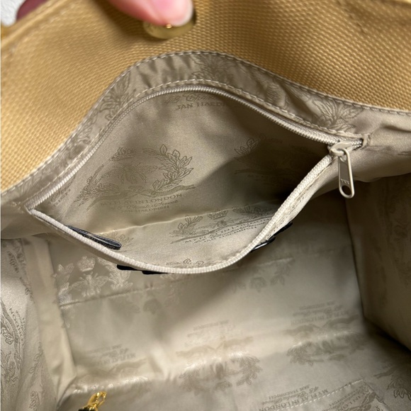 Brighton My Flat In London Royceton Jeweled Gold Shoulder Tote Bag - Picture 10 of 12